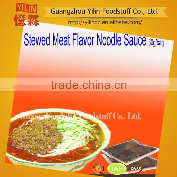 top quality 30g Spicy Beef Noodle Sauce with high quality