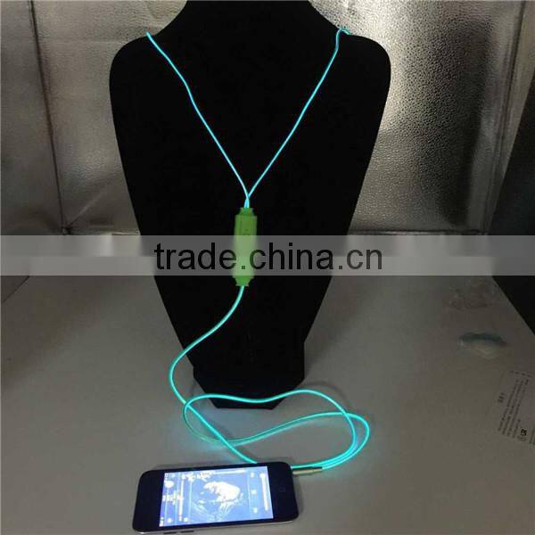 Hot selling Plastic heaset with led lighting earphone
