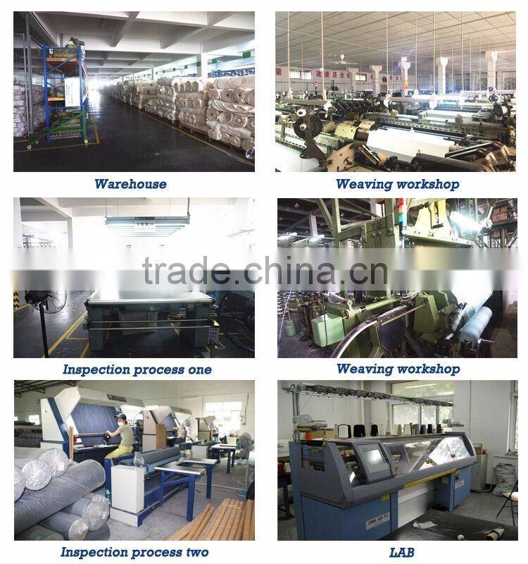 Polyester fire retardant jacquard fabric