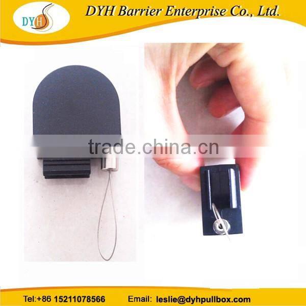 China factory plastic retractable anti-theft pull box with steel cable,Anti-Theft Pull Box with Loop End