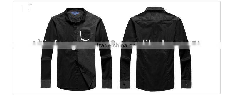 Cotton Casual Long Sleeves Slim Shirts For Men