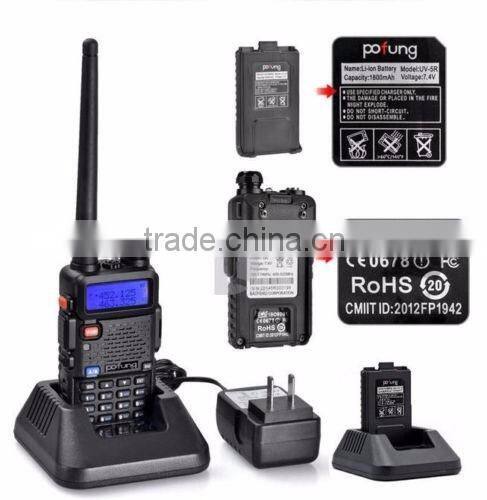 BaoFeng UV 5RA VHF/UHF Two Way Radio Transceiver Walkie Talkie+New speaker MIC