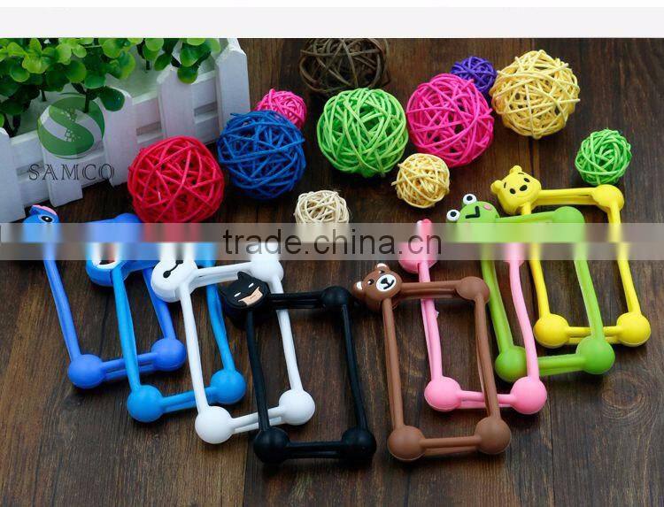 Samco Cute Doraemon Universal Silicone Frame Bumper Cover Case for Vivo Y51