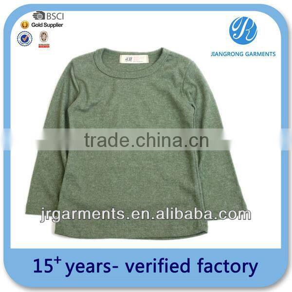 High Quality Child clothes cotton farbic Long sleeve t shirts Clothing China supplier