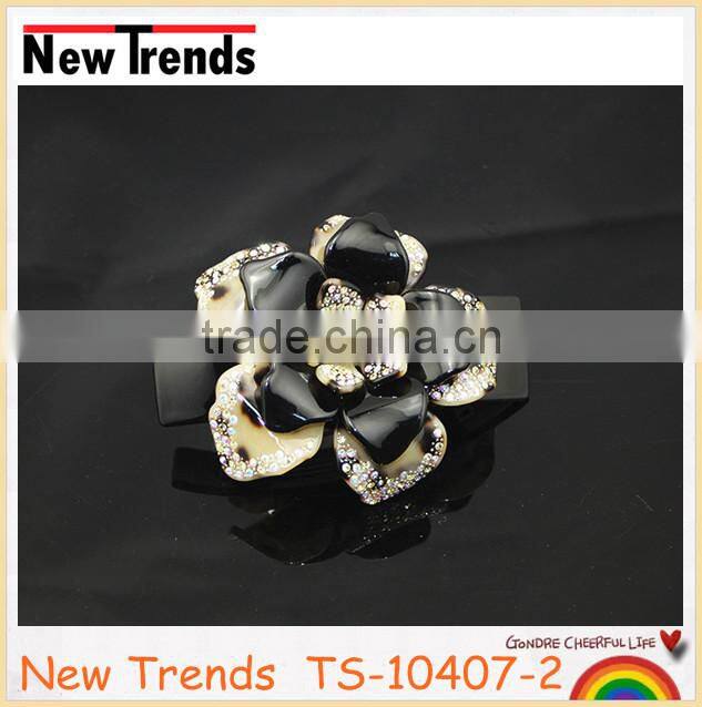 Large full stone flower hair clips, hair ornaments with high quality