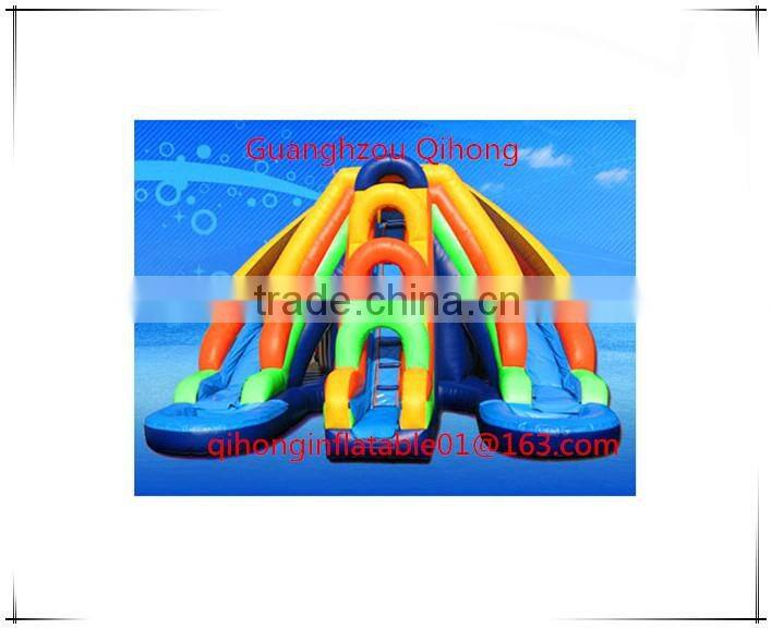 2016 best selling slide! used inflatable water slide for sale, amusement park slide for kids and adults