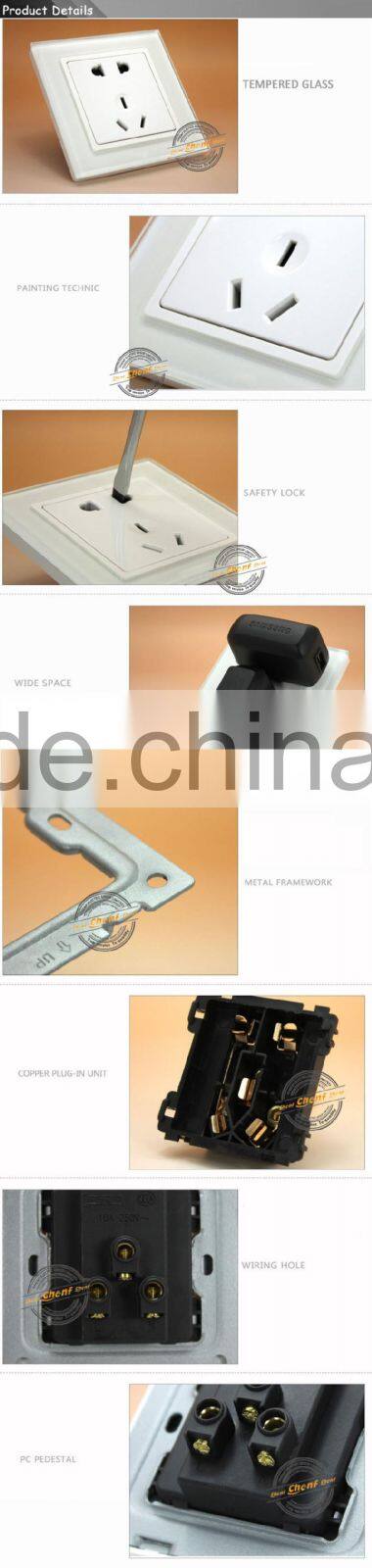 Wholesale Home Use Electrical 5-Pin Multifunction Wall Socket