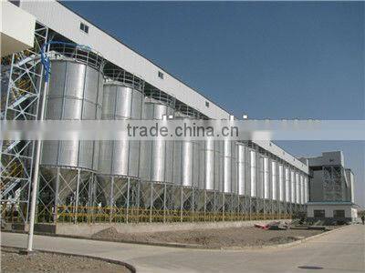 Easy installation corrugated plate steel grain silo for sale