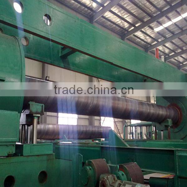 Big diameter spiral welded carbon steel pipe production line
