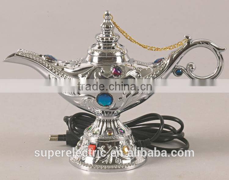 2016 latest design arabic censer and thurible custom made electric mini portable incense burner