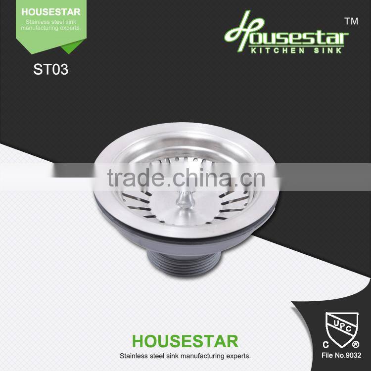 Top Grade Handmade Stainless Steel Sink Strainer Accessories Used For Kitchen Sink