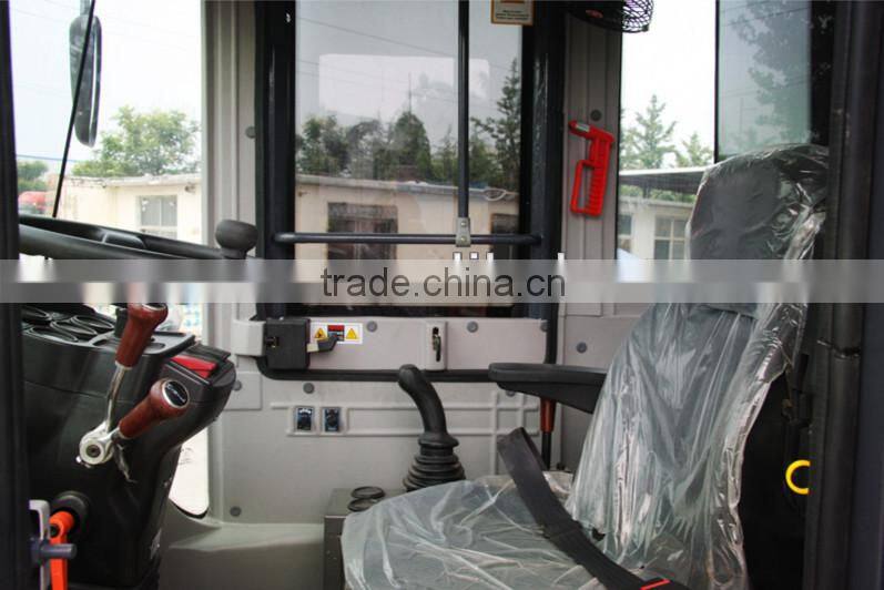 farm machinery 2.5 ton wheel loader NEOL300 bucket for corn/wheat with GOST certificate