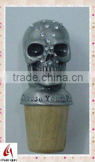 2013 metal bison wine bottle stopper