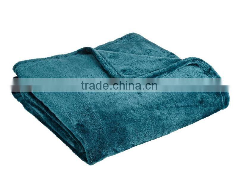 100% Polyester travel fleece airline blanket