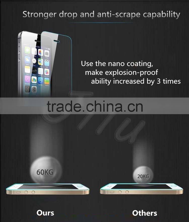 Wholesale factory high quality 9h tempered glass screen protector for iPhone 6S Plus