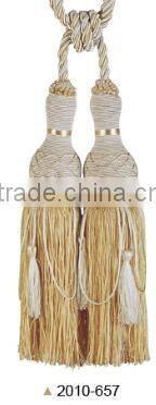 china supplier curtain tassel fringe polyester tassel