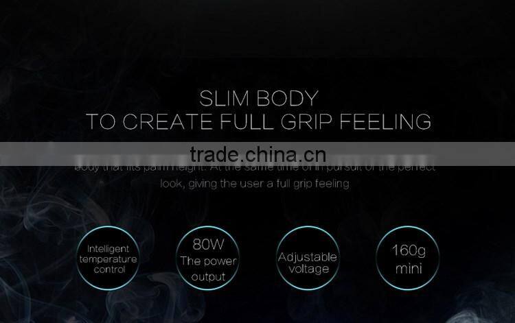 Free sample giveaway as Chinese New Year gift wholesale 80W e cigarette kit box mod has Over- Temperature Protection