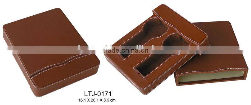2 pcs leather watch storage boxes supplier
