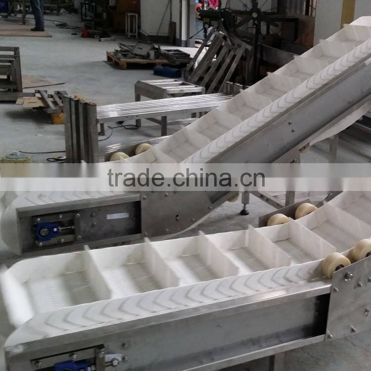 climbing modular belts conveyor system for production line