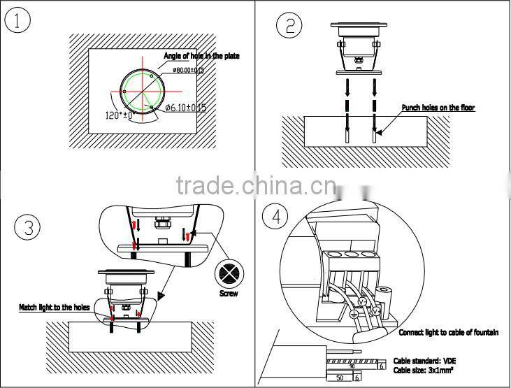 hot sale underwater led lights for fountains / led underwater lighting