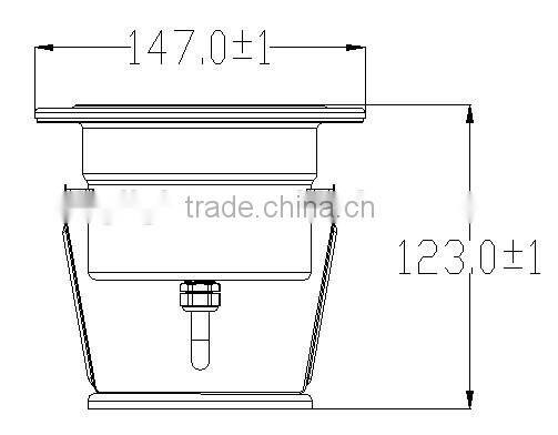 IP68 Complete waterproof RGB Color Changable 3W/6W/9W/12W/15W LED Underwater Light