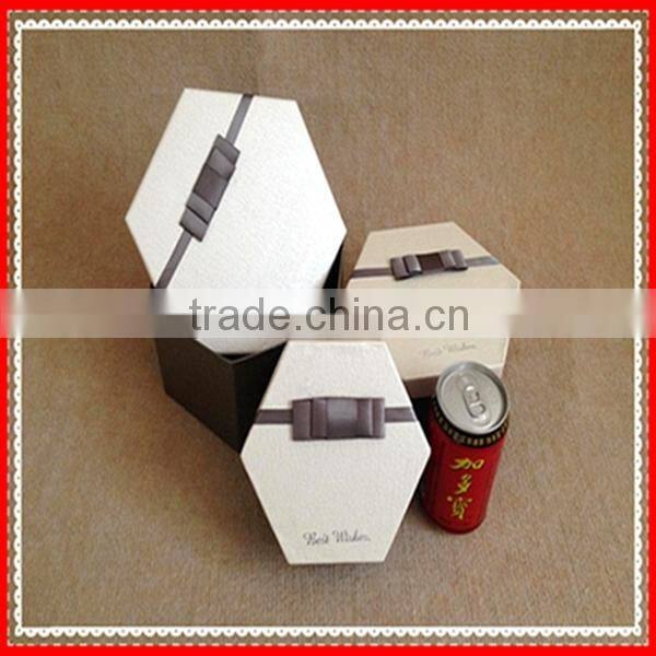 Fancy Special Polygonal Brown Color Candy Storage Paper Gift Box Wholesale