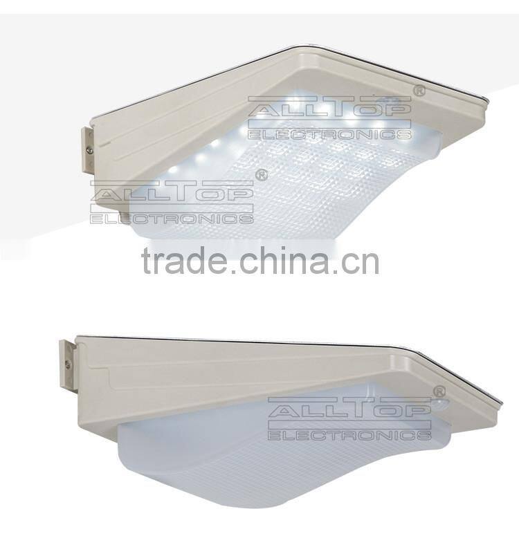 3w High quality motion sensor outdoor ip65 wall mount modern solar wall lamp