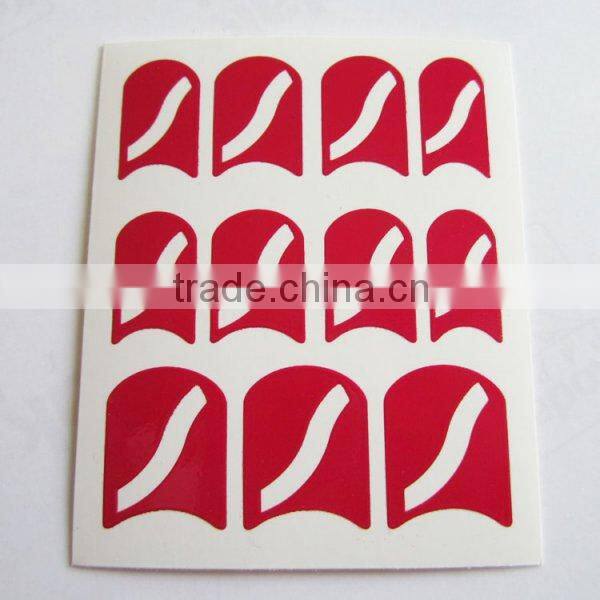 Wholesale DIY reusable hearts nail art stencil hollow out nail designed template