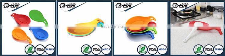 oem welcome kitchen tools food grade silicone spoon rest