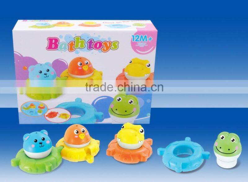 2016 babies toy bath toy squirt duck organizer with CE/ROHS certificates