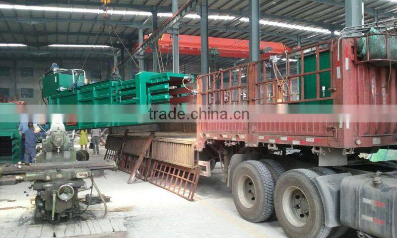 Zhirui Factory price Automatic Horizontal Hydraulic baling machine