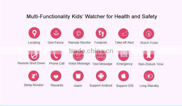 child watch phone manufacture A3 sos geo fence gps tracker watch with gsm sim slot