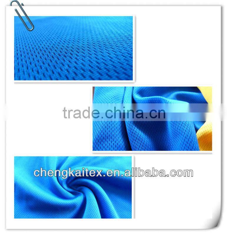 polyester bird eye jerseys of dot net fabric
