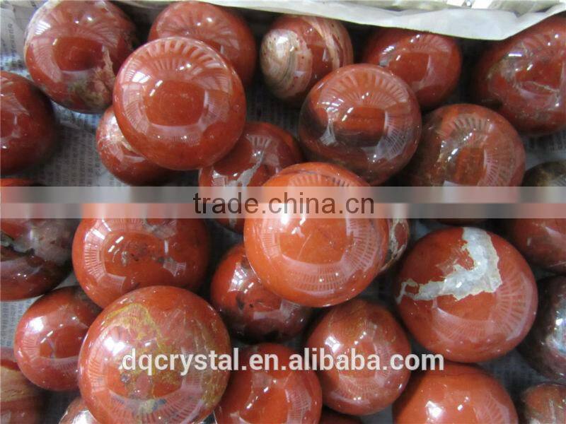 2015 natura red jasper quartz crystal balls large red Christmas crystal balls