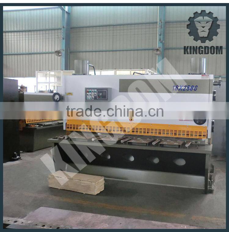 Kingdom QC12Y swing cnc hydraulic shearing machine