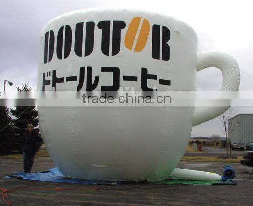 factory outlet coffee cup ,giant inflatable coffee cup for advertising