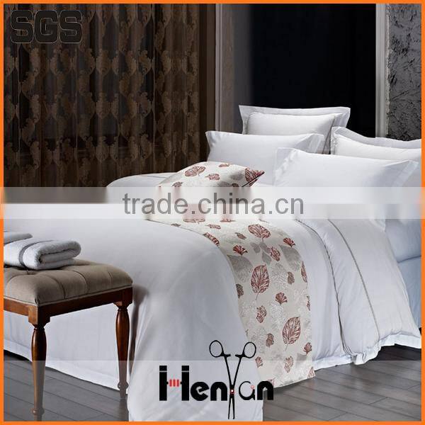 wholesale custom hotel bed runner design