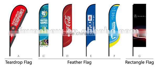 Outdoor Wind Resistant Strong Giant Aluminium Flag Pole