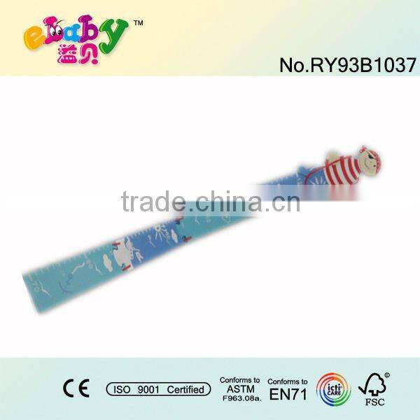 wooden growth chart for decoration