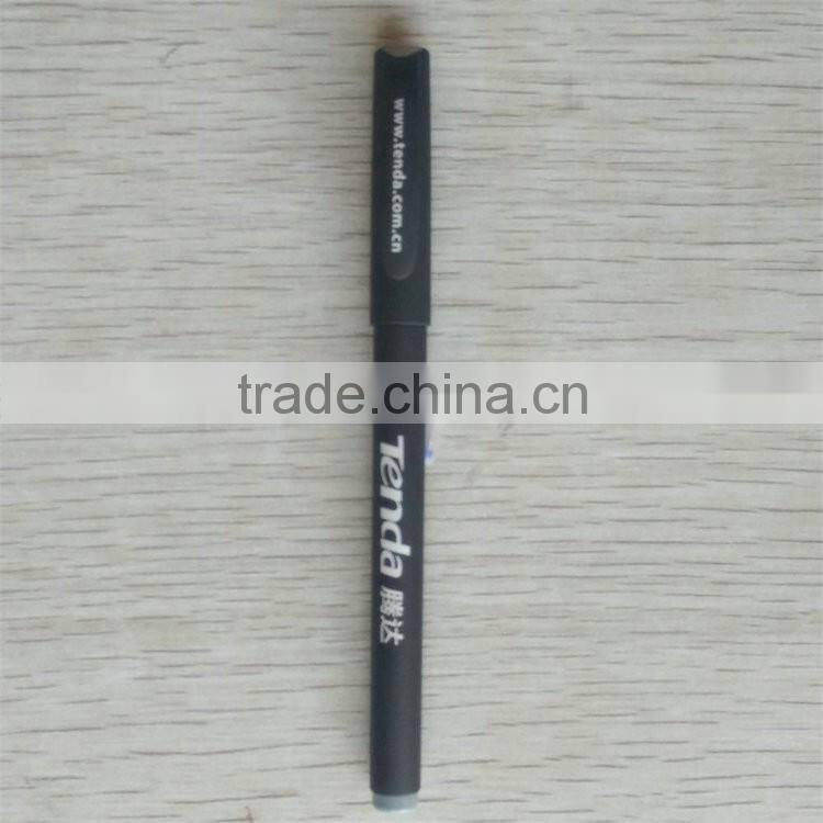 High Quality Personalized pad printing black neutral advertising ball pen