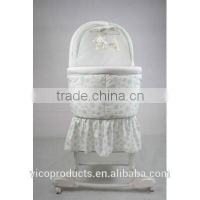 with Mobile arm baby cot baby crib baby swing bassinet