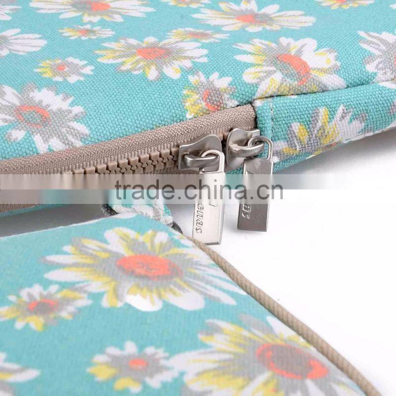 2016 Canvas sleeve with bag For Macbook/Laptop air pro retina 13";manufacturers Sleeve For ipad Macbook Air Pro 9.7/11/12/13/15"