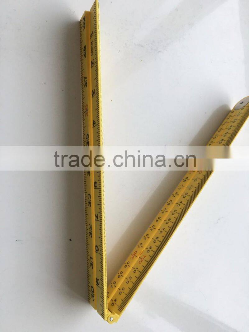 PLASTIC FOLDING RULER 1M