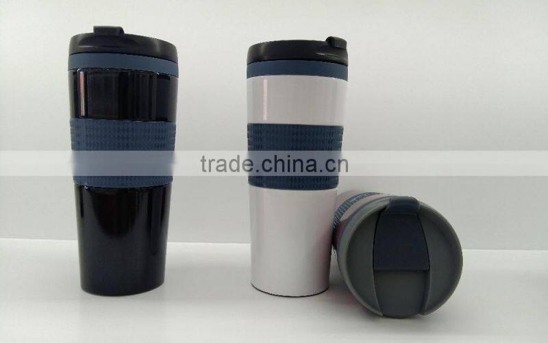 2016 New style colorfull 16oz stainless steel travel mug, travel coffee mug, coffee travel mug with lid