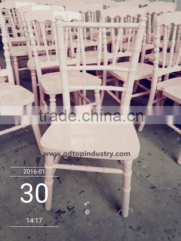 Light Pink Wooden Children Chivary Chair
