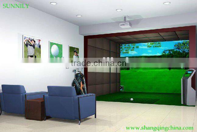 indoor screen golf simulator