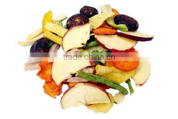 Low Temperture Vacuum Fried Vegetable and Fruits Snacks(veggie chips )
