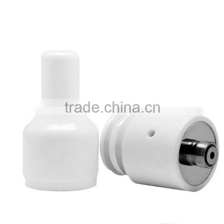 2016 full ceramic donut wax vaporizer atomizer no wick no coil fit 510 battery mod