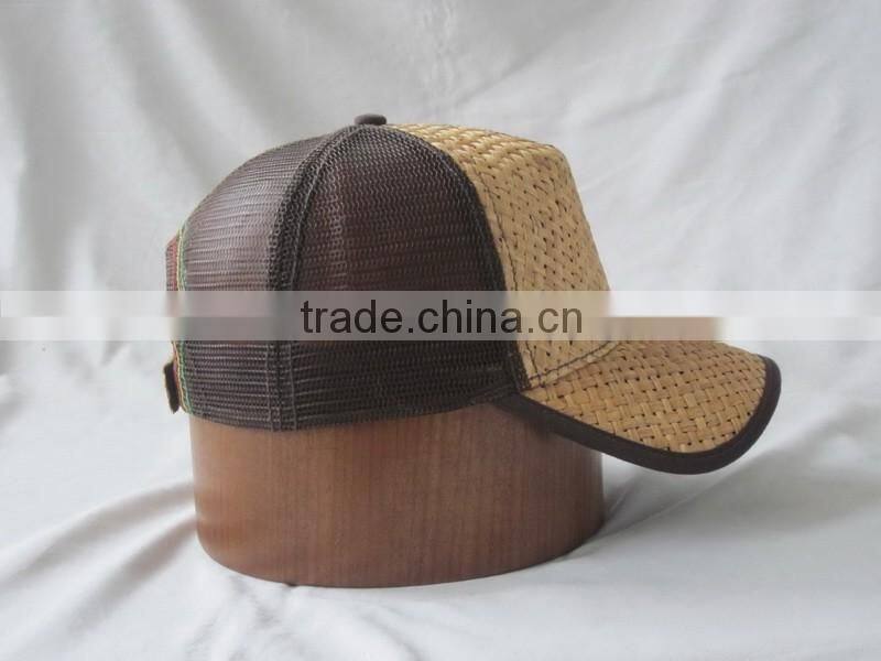 high quanlity fashional promotional straw trucker cap