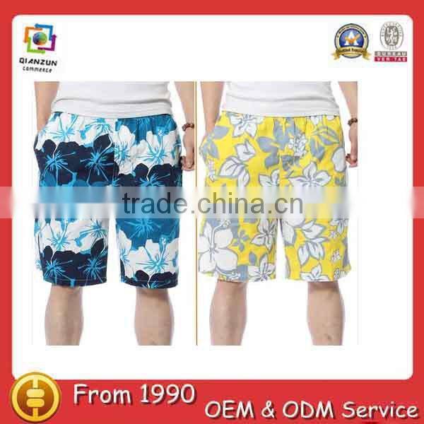 Drawstring short summer beach pants